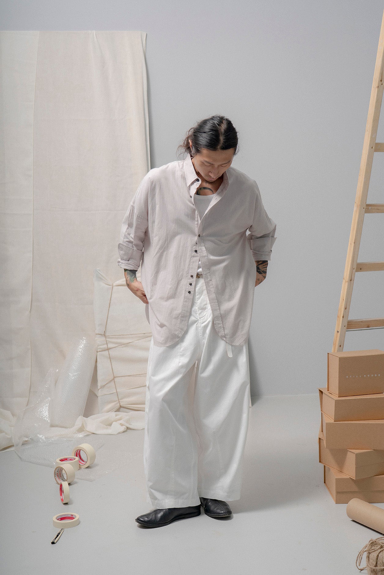 The Frayed Shirt - Gray