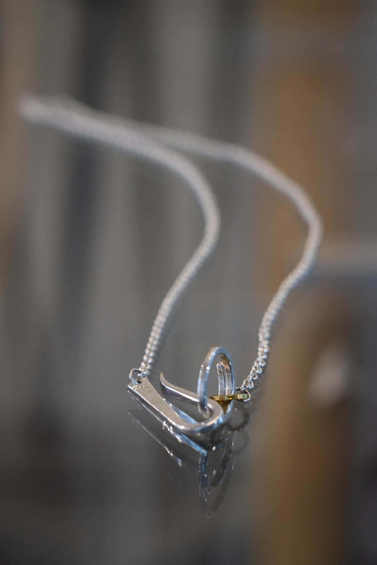 Silver Necklace and Pocket Chain