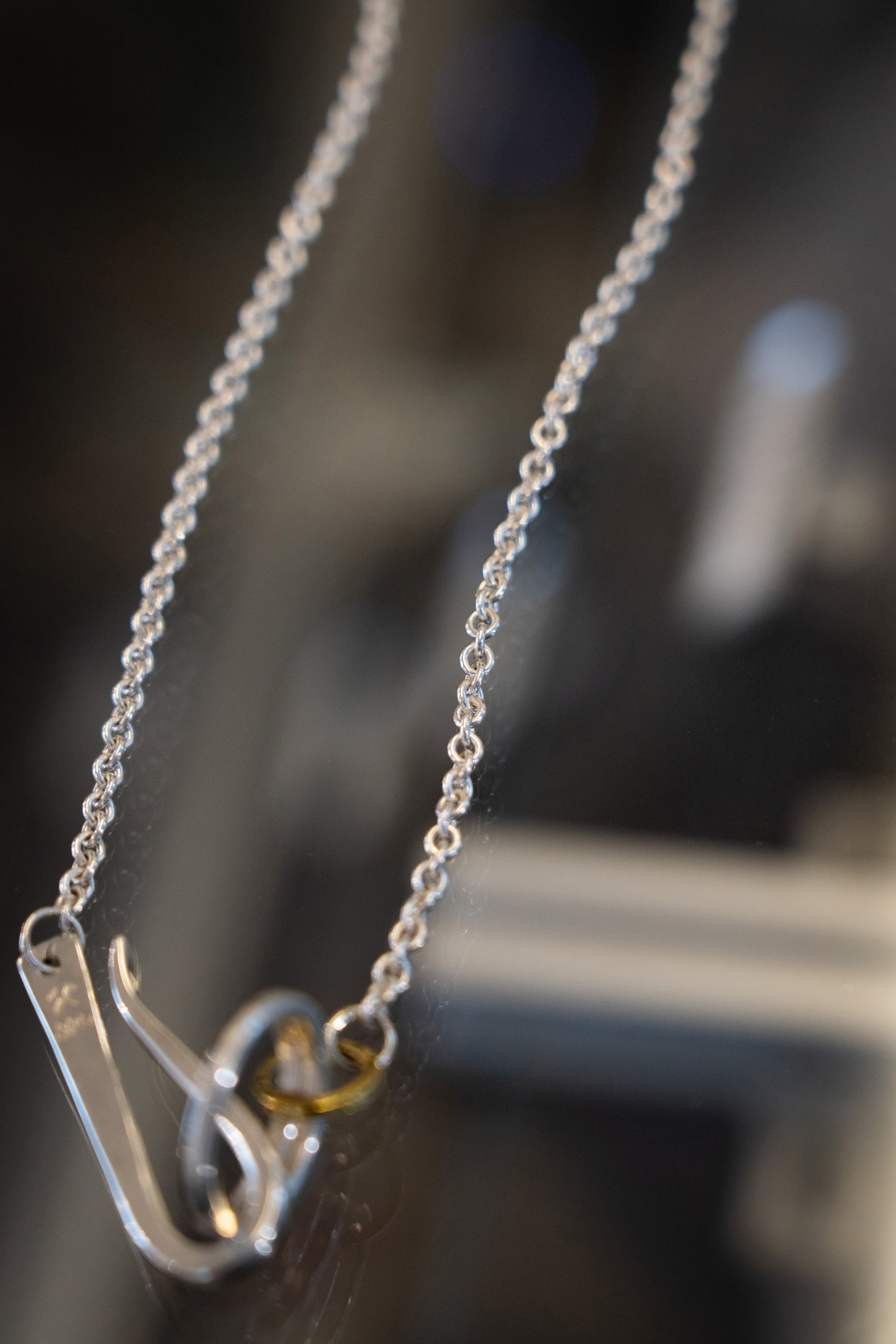 Silver Necklace and Pocket Chain