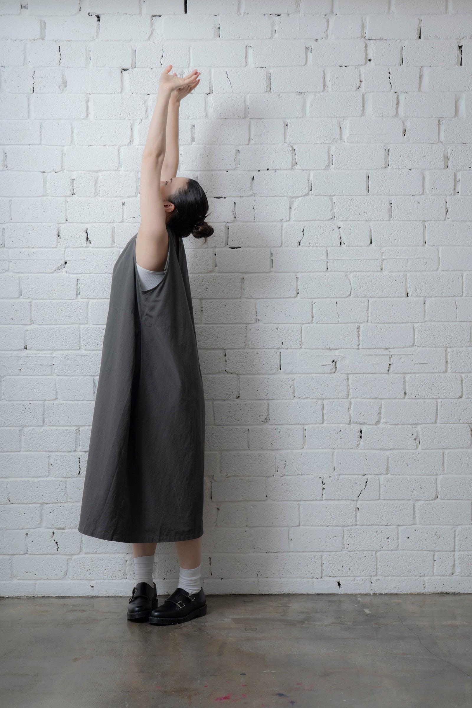 The Botanist Dress - Charcoal