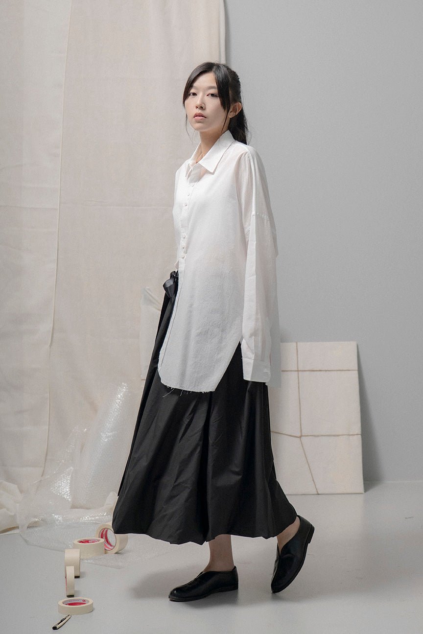 The Frayed Shirt - White