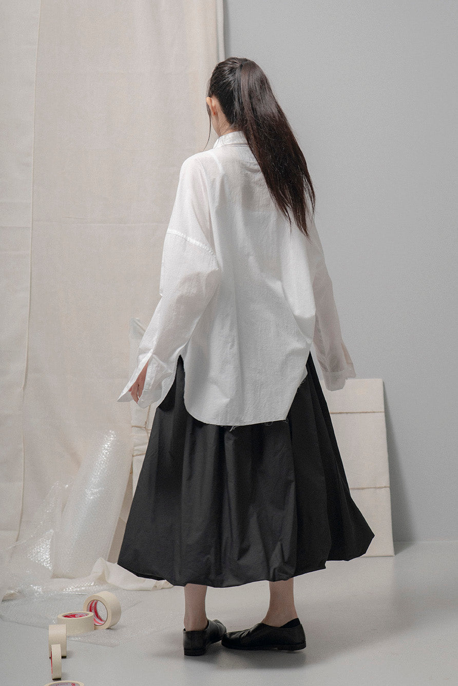 The Frayed Shirt - White