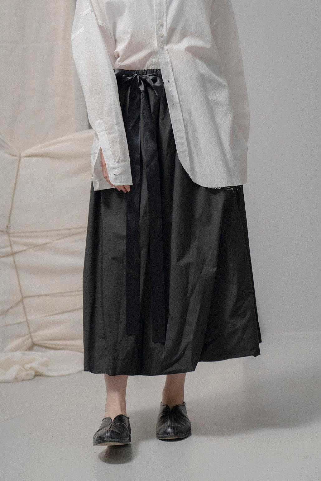 The Ribbon Skirt - Black