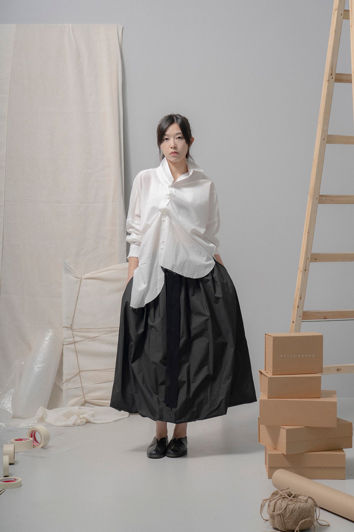 The Frayed Shirt - White