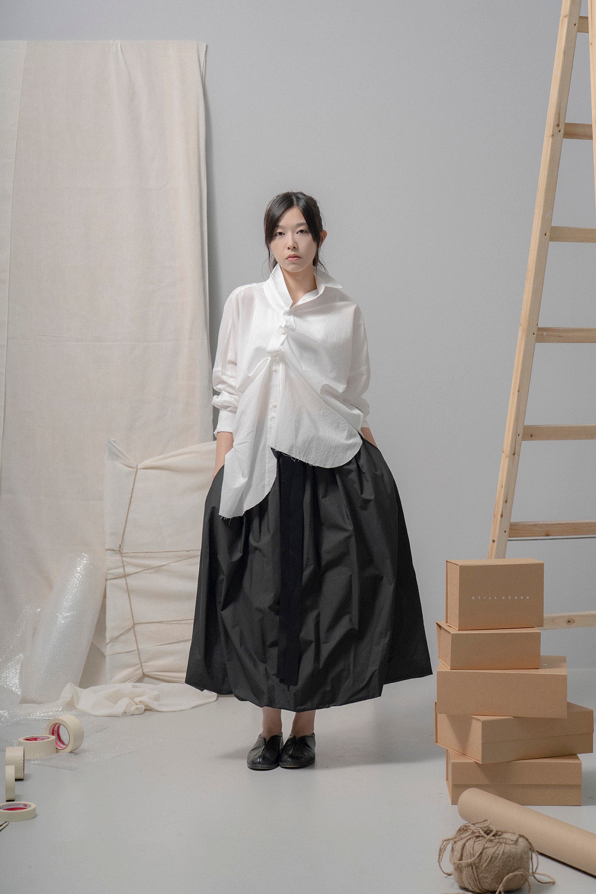 The Frayed Shirt - White