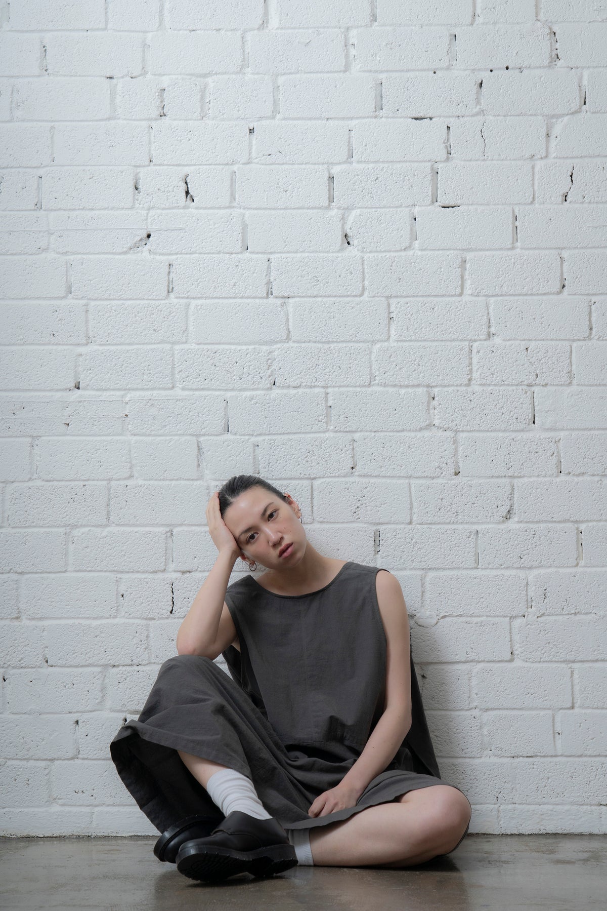 The Botanist Dress - Charcoal