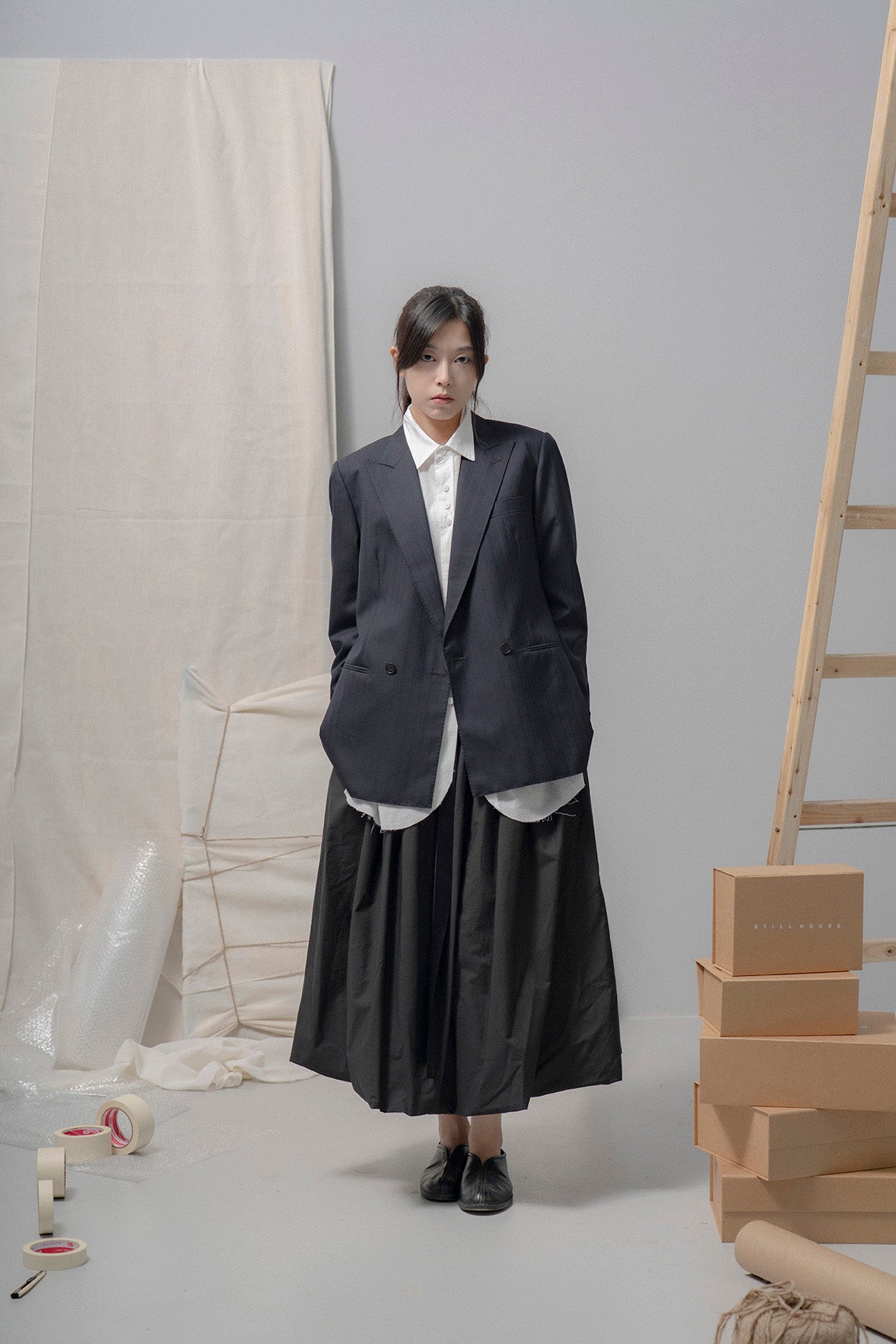 The Frayed Shirt - White