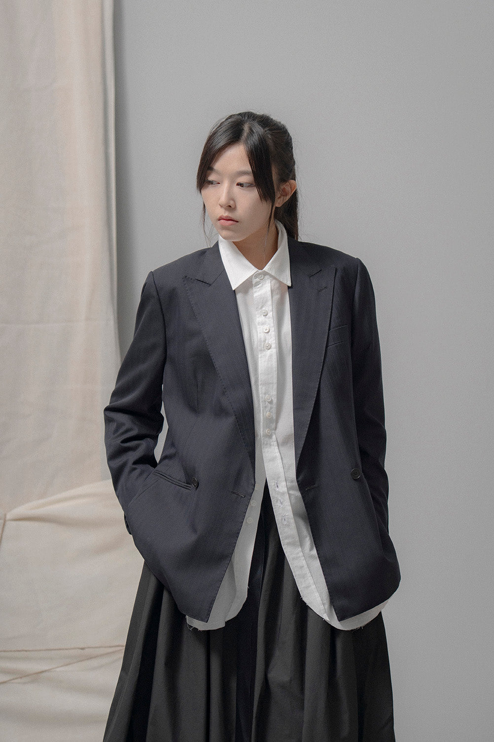 The Frayed Shirt - White