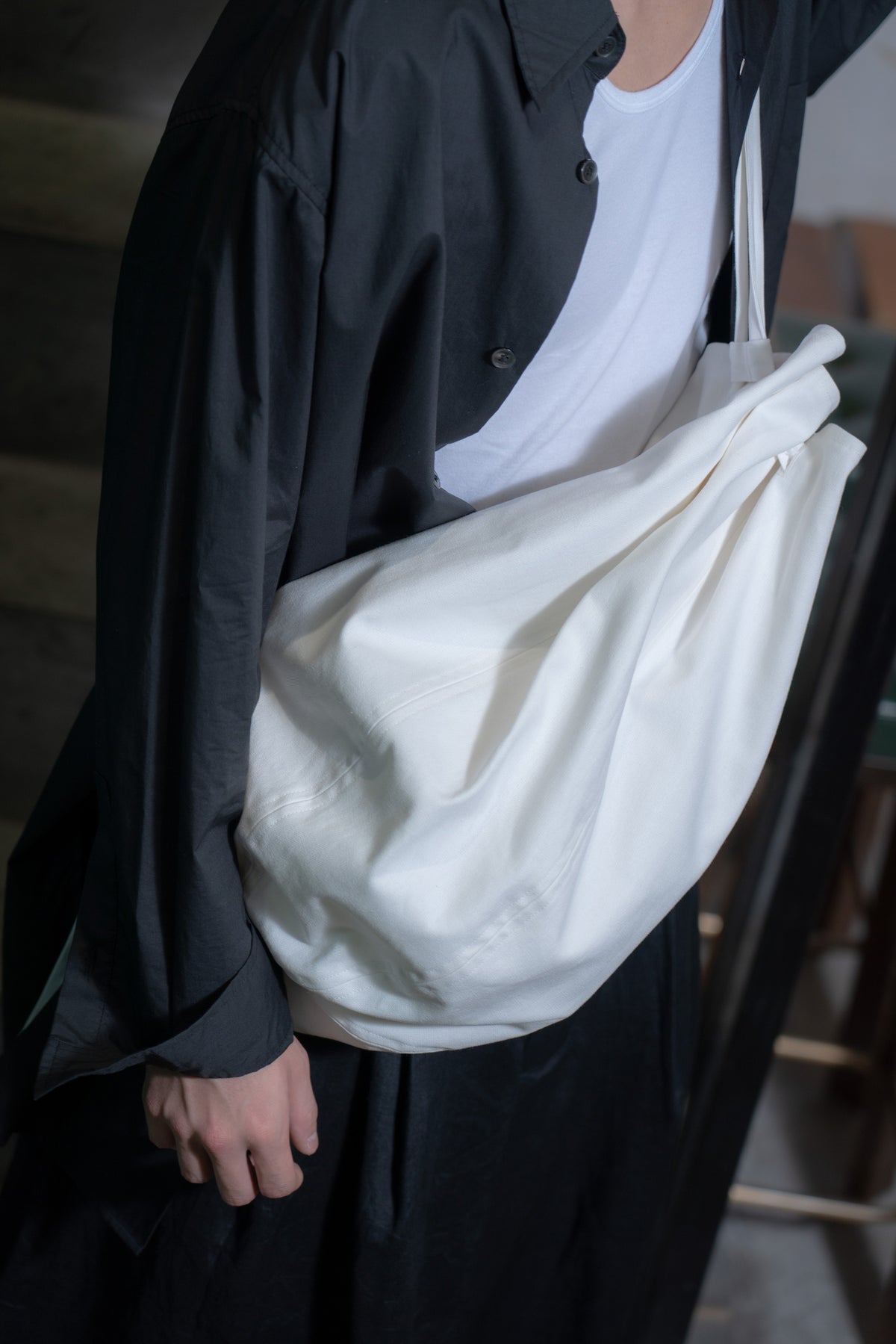The Canvas Duffle - White