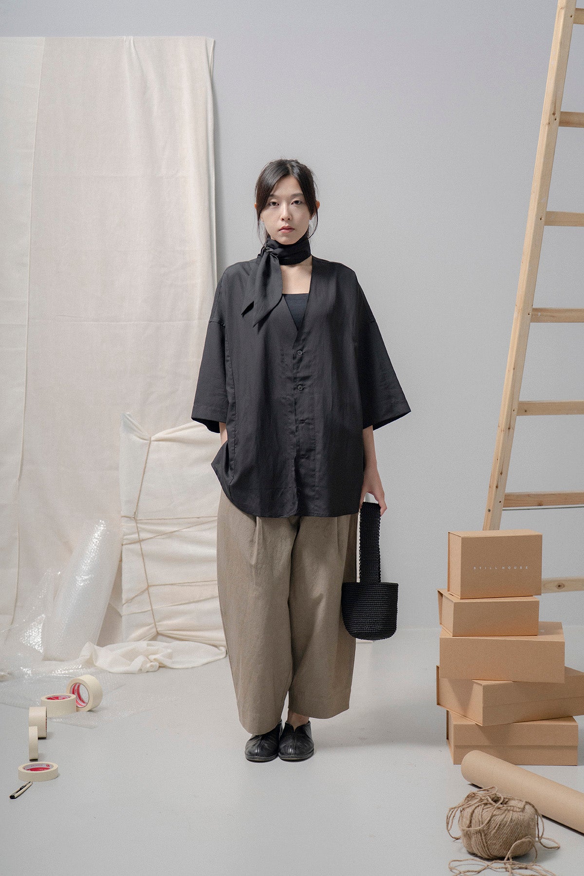 The Obi Scarf - Black