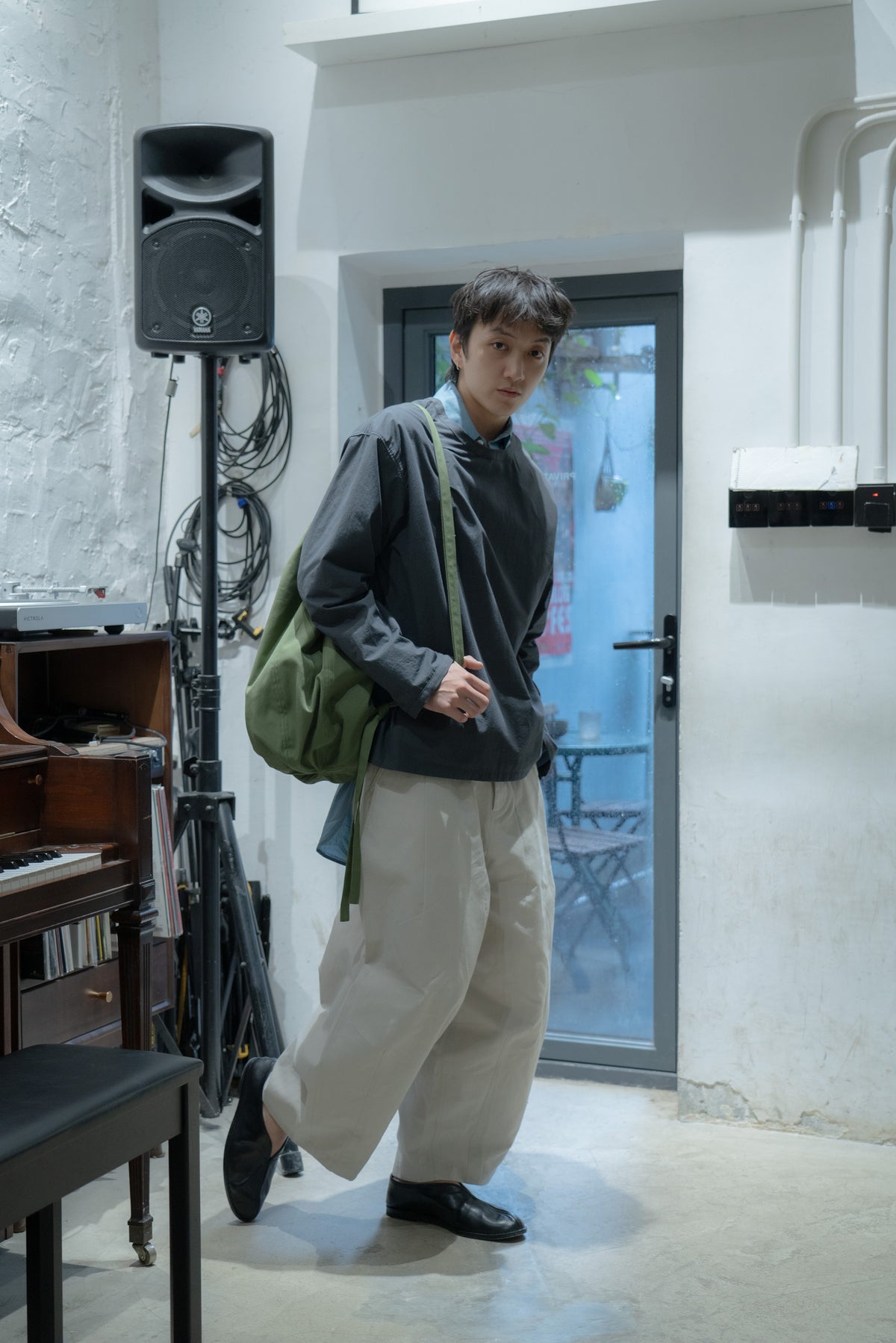 The Canvas Duffle - Sage