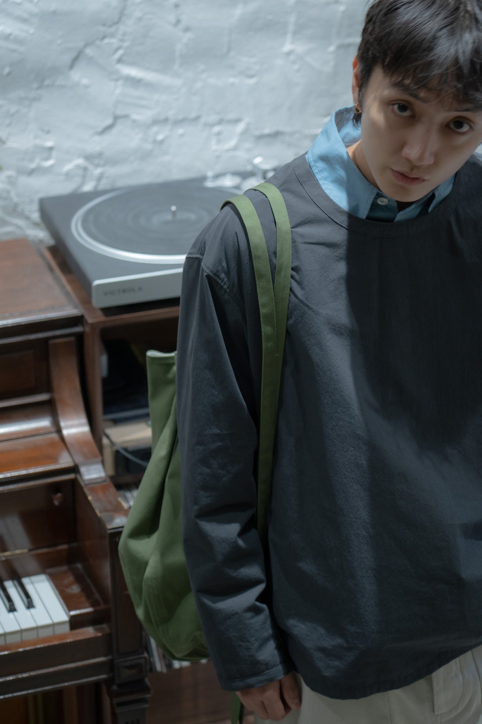 The Canvas Duffle - Sage