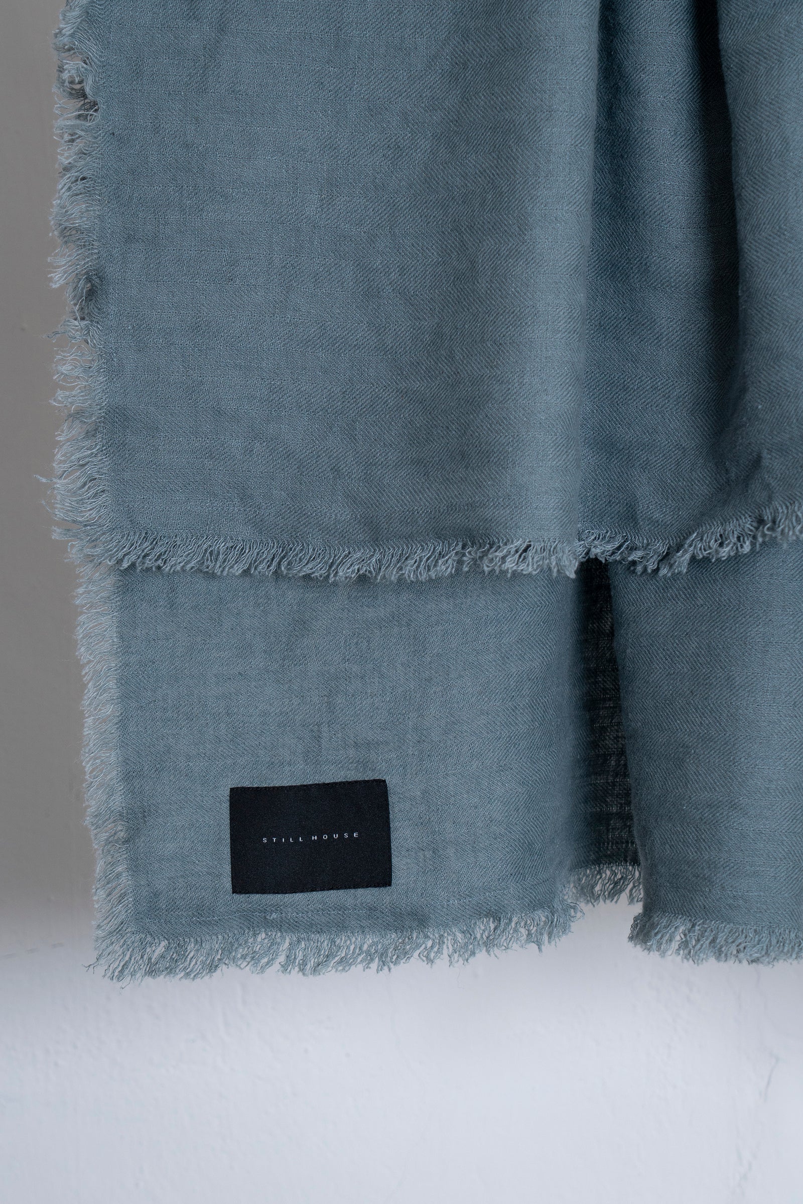 The Linen Scarf - Cloud Blue