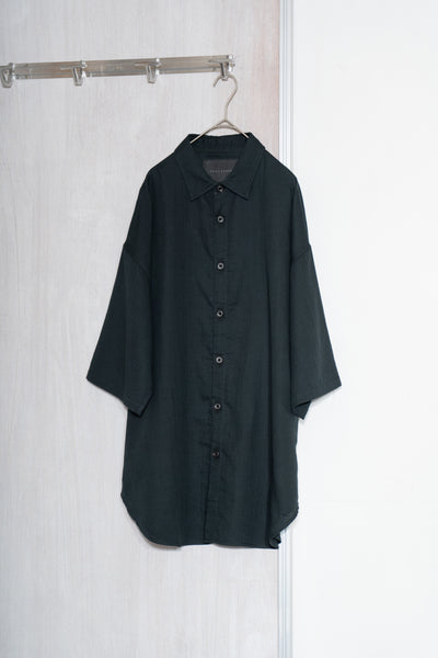 The 3/4 Sleeve Shirt - Black