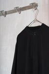 The Mandarin Collar Shirt - Black