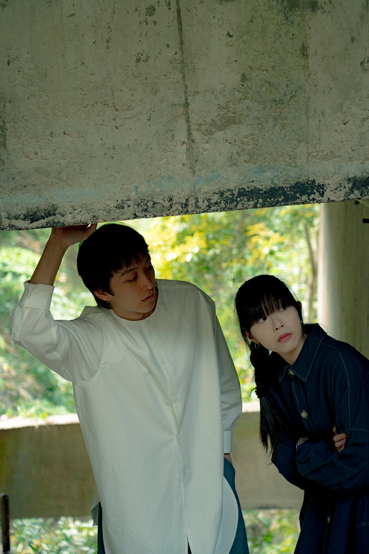 The Collarless Shirt - White