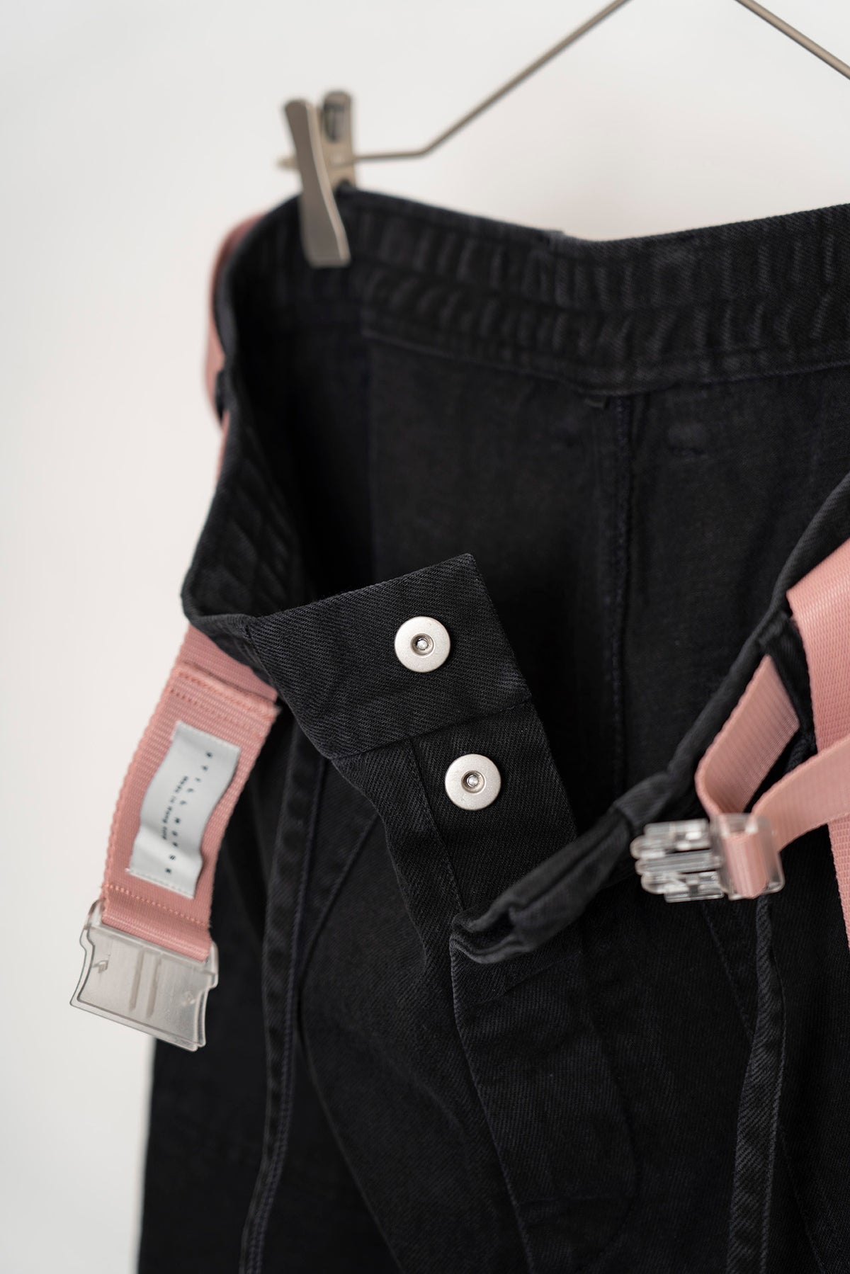 The Drawstring Denim Pants - Black