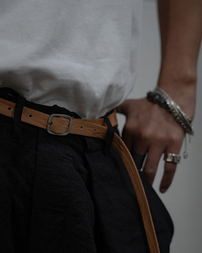 The Leather Belt - Natural