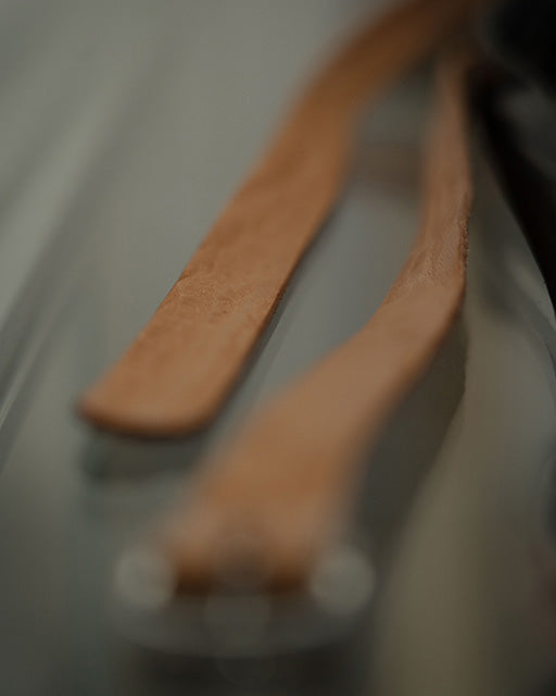 The Long Leather Belt - Natural