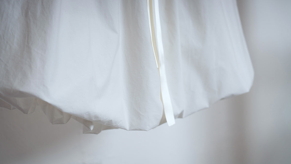 The Ribbon Skirt - White