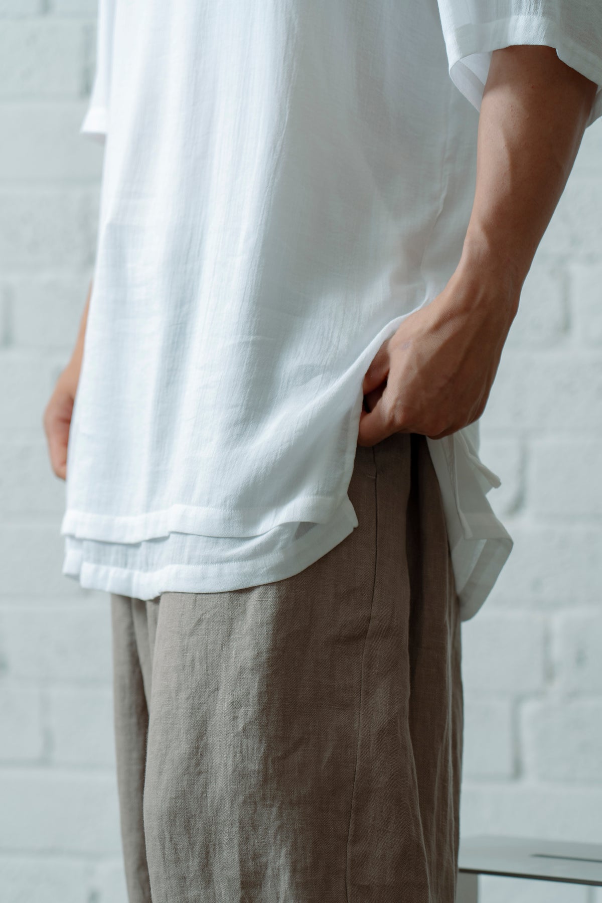 The Layer Top - White