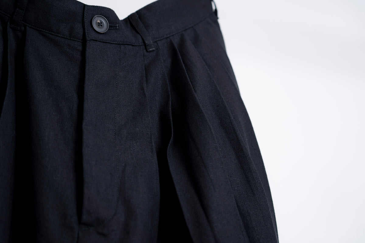 The Pleaty Trousers - Black