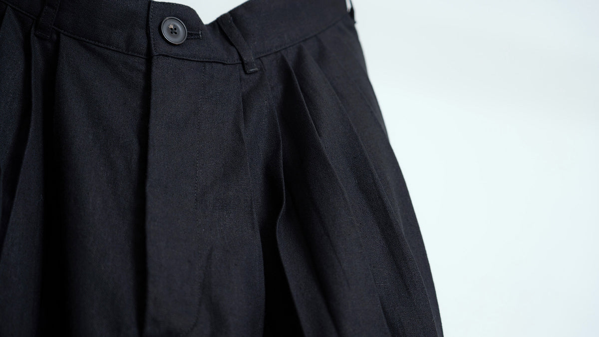 The Pleaty Trousers - Black