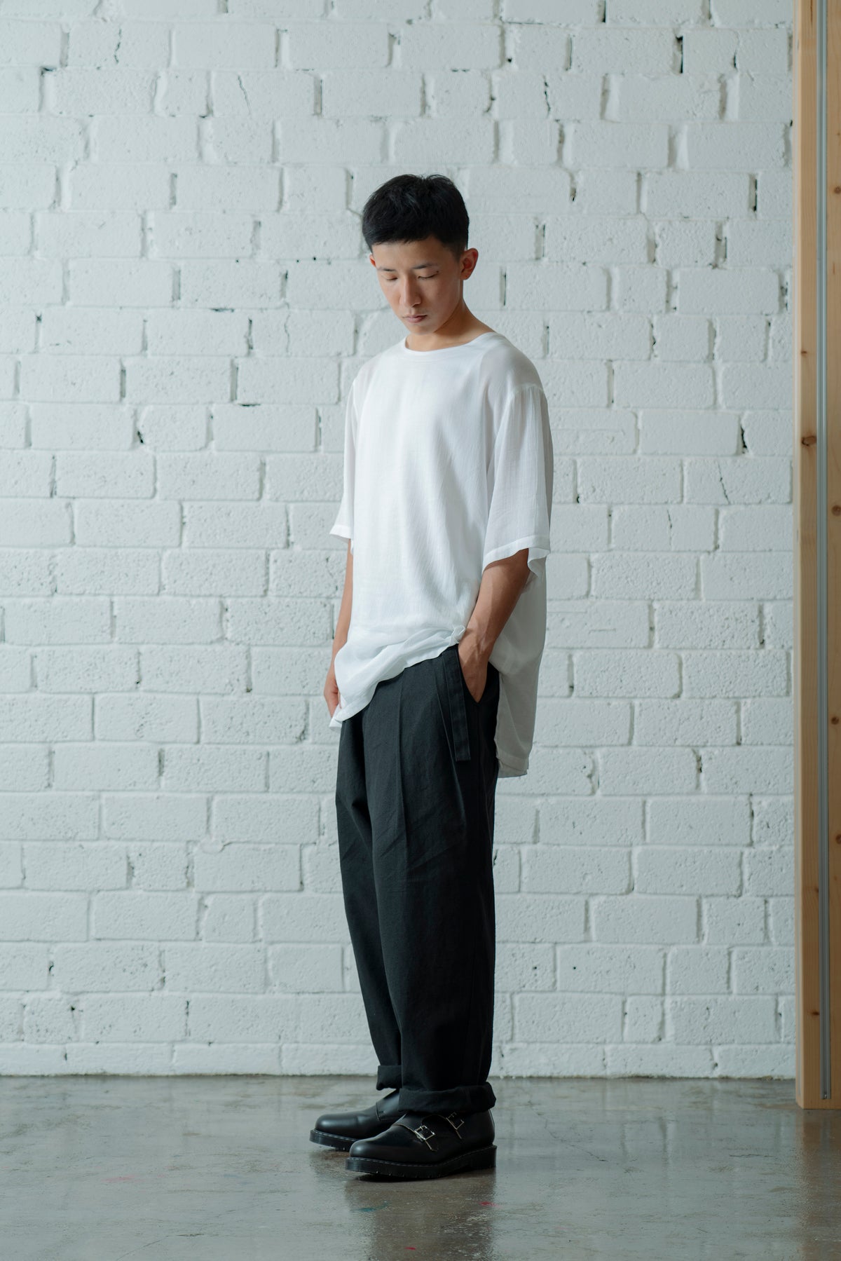 The Belted Hollywood Trousers - Black