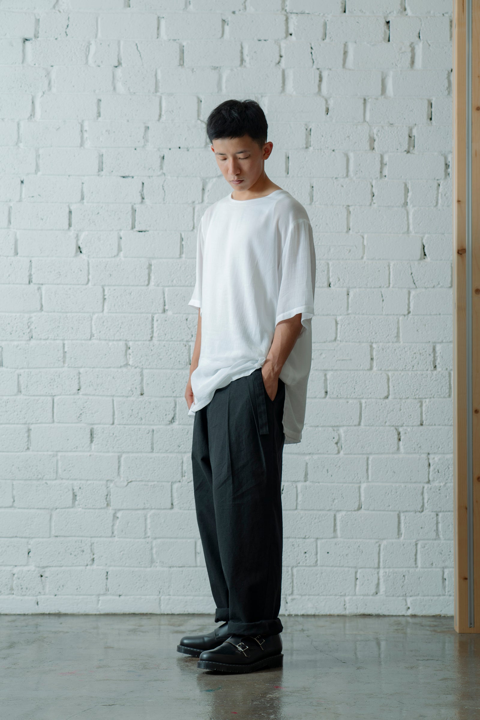 The Belted Hollywood Trousers - Black