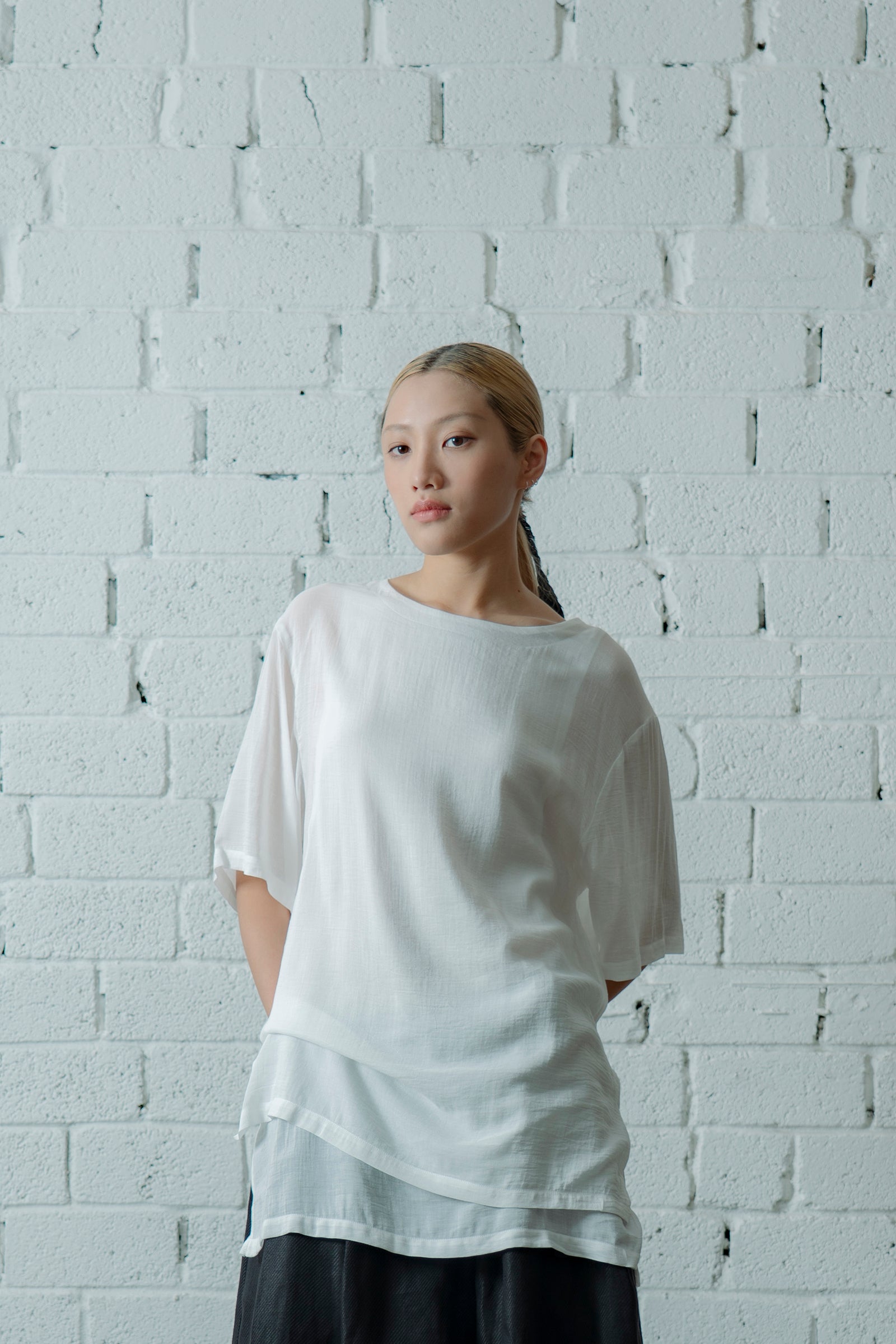 The Layer Top - White