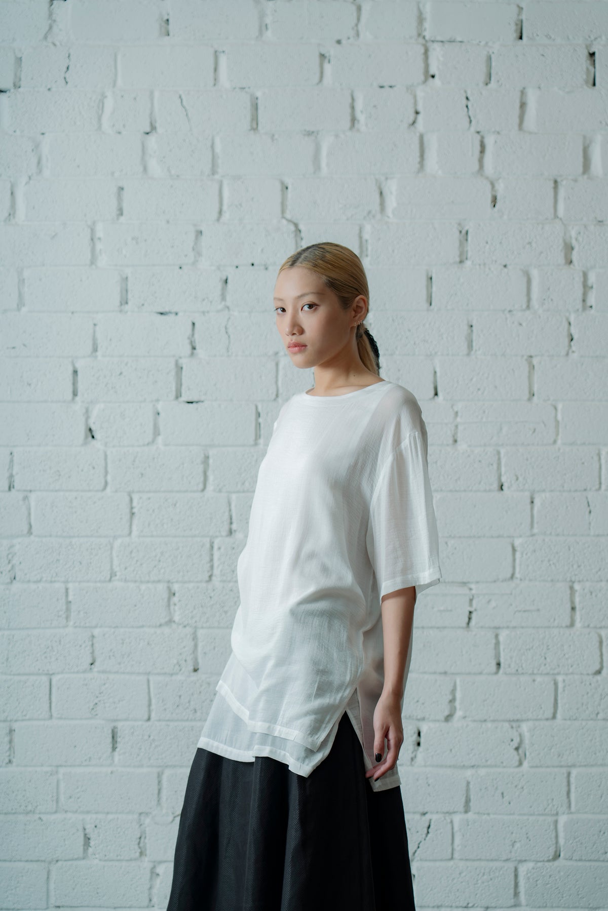 The Layer Top - White