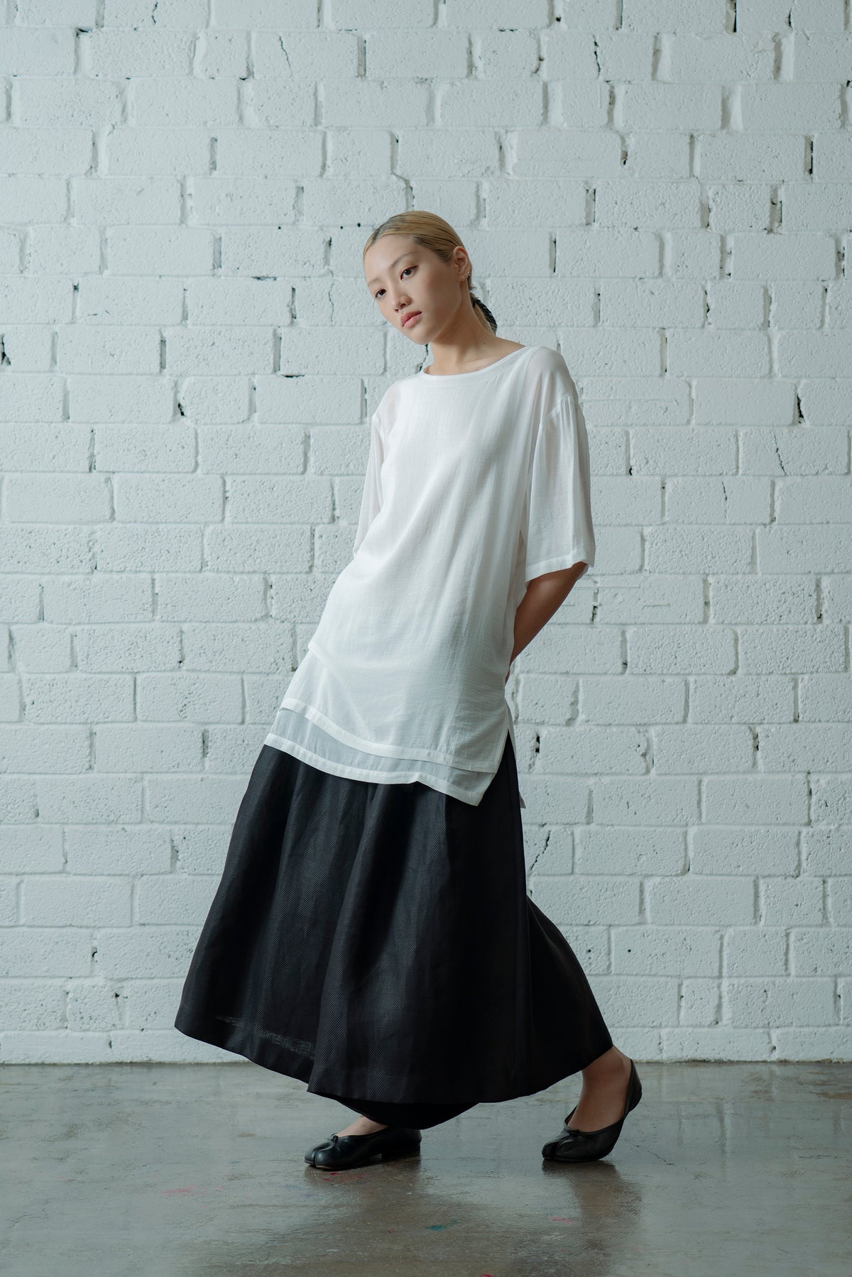 The Layer Top - White
