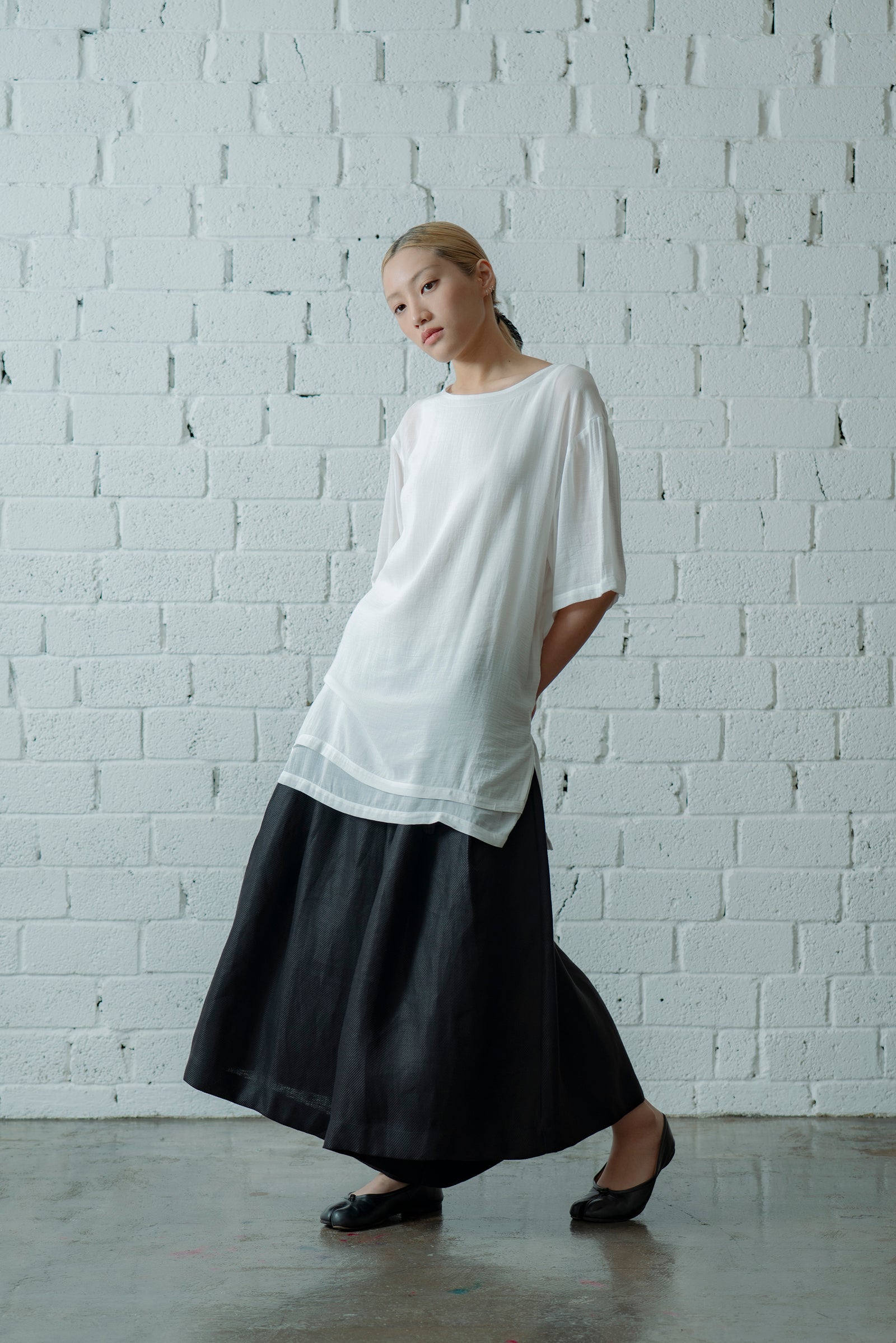 The Layer Top - White