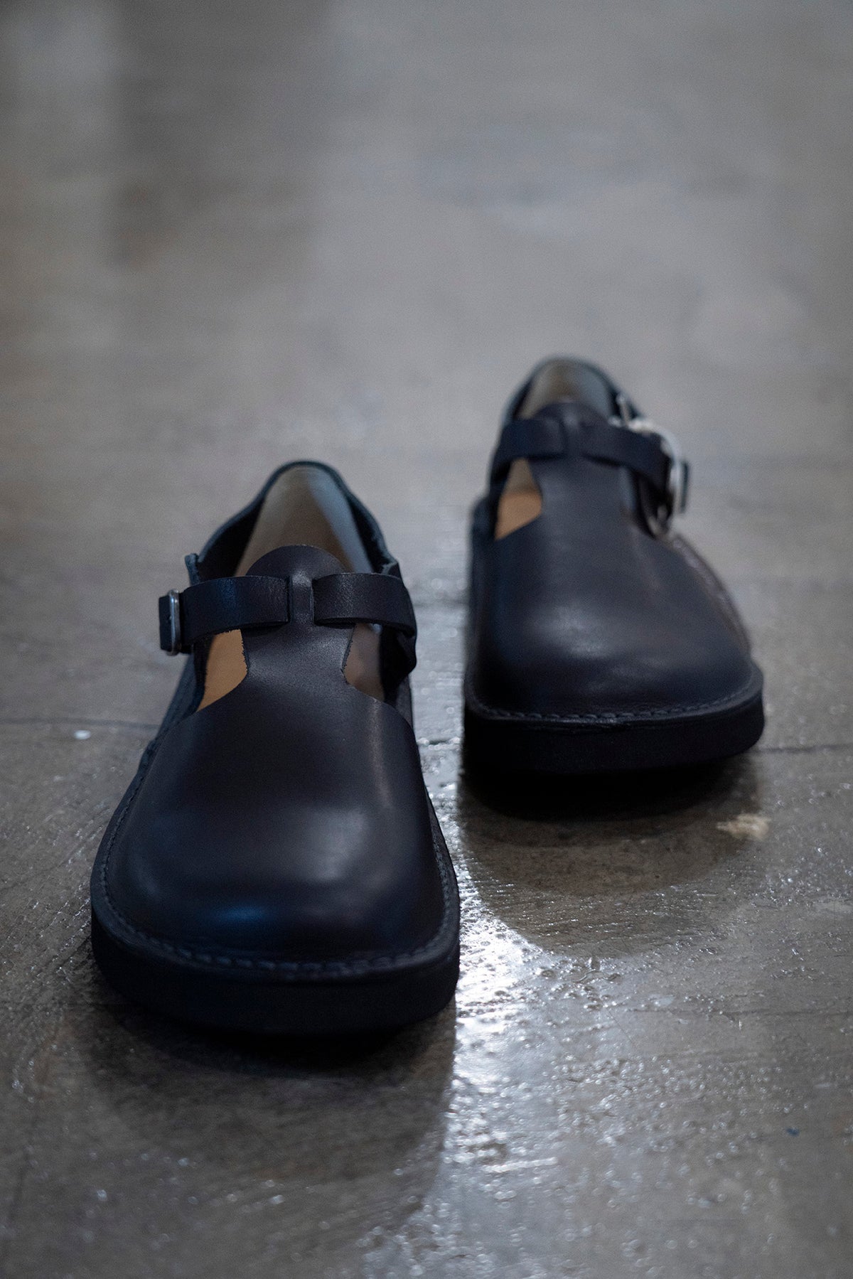 Leather Mary Jane Flats