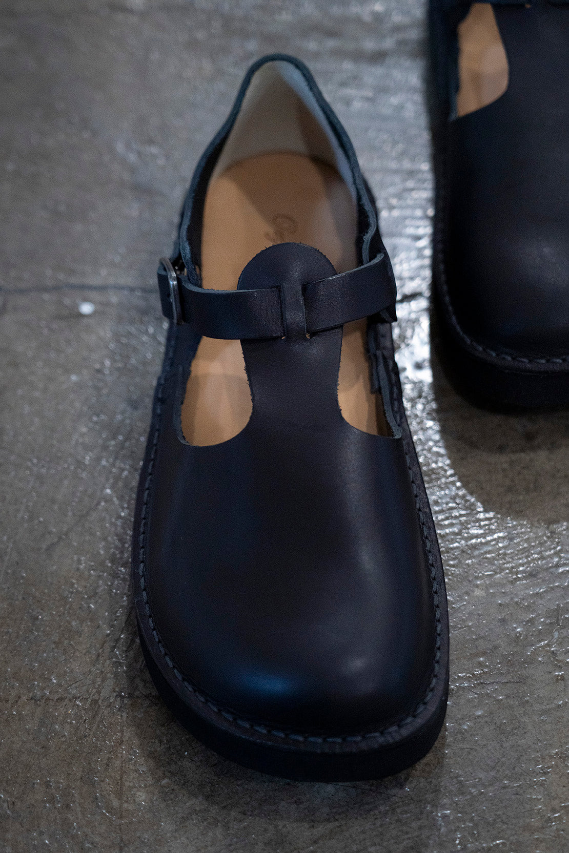 Leather Mary Jane Flats