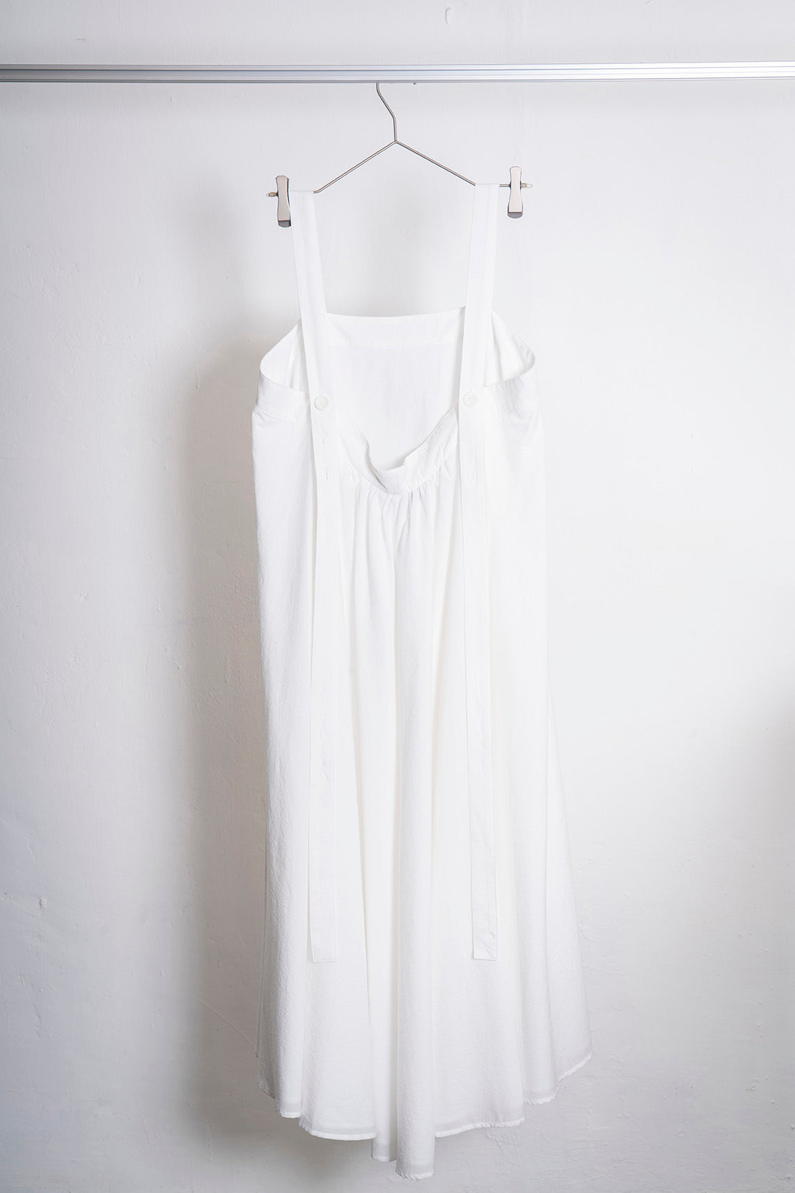 The Suspender Dress - White