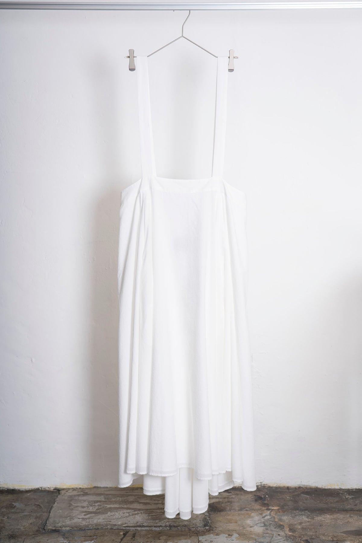 The Suspender Dress - White