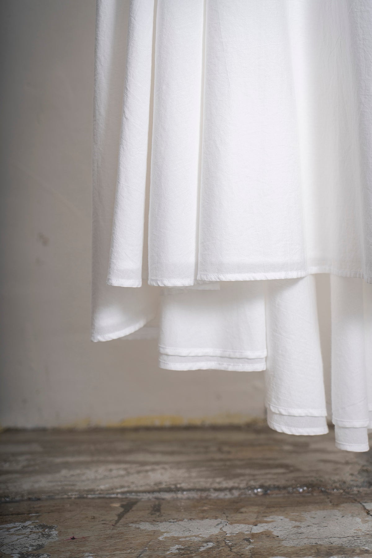 The Suspender Dress - White