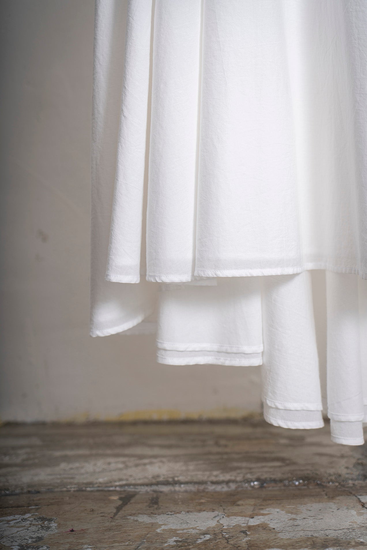 The Suspender Dress - White