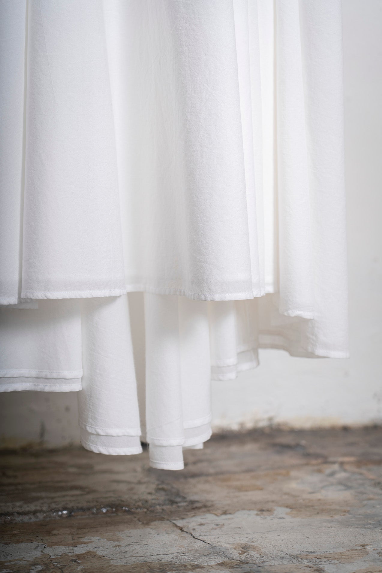 The Suspender Dress - White