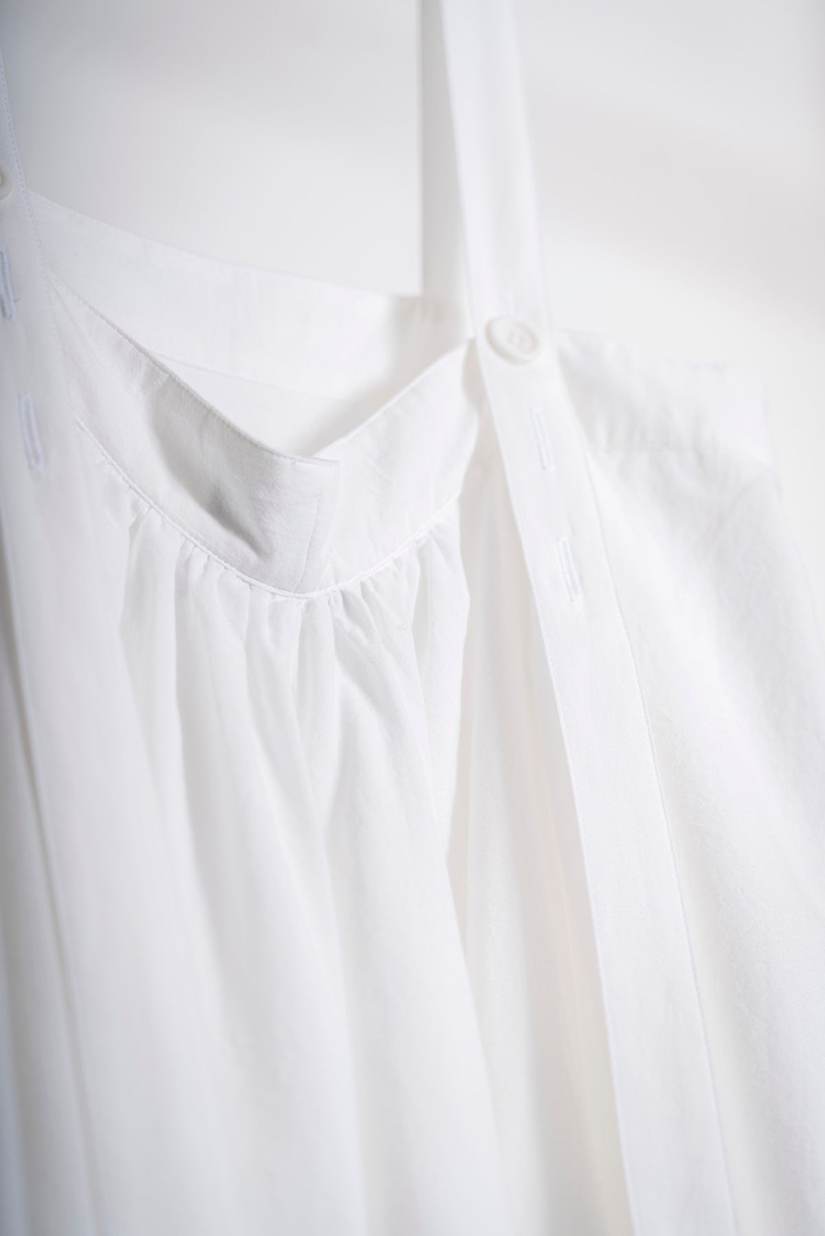The Suspender Dress - White