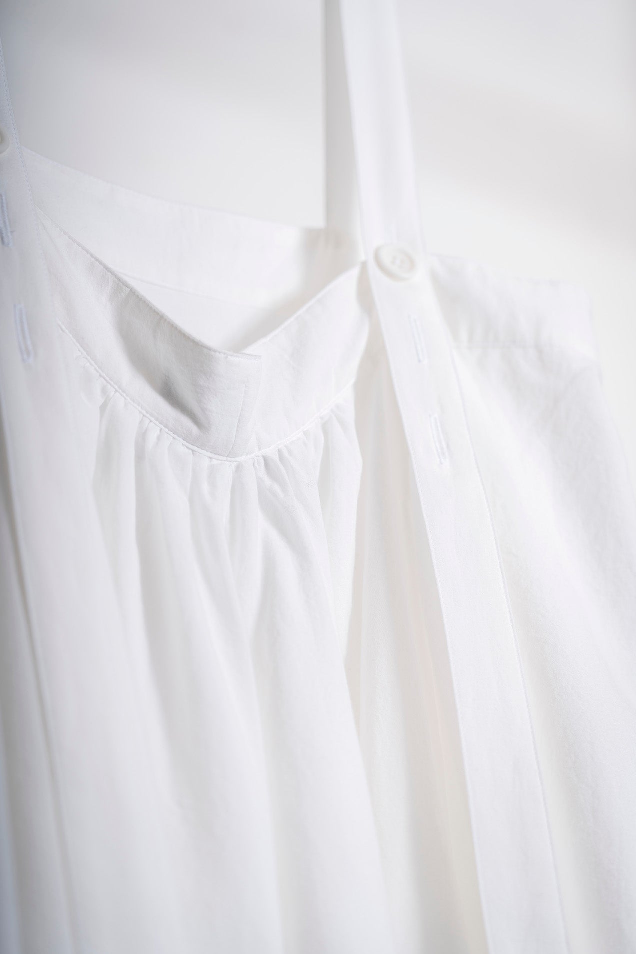 The Suspender Dress - White