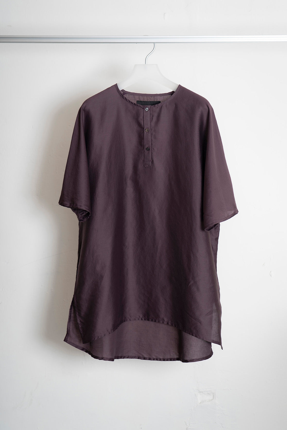 The Satin Top - Raisin