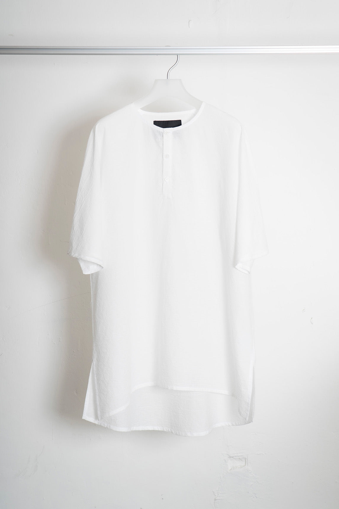 The Woven Henley - Off White
