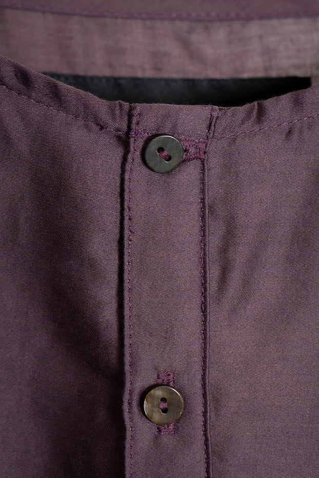 The Satin Top - Raisin