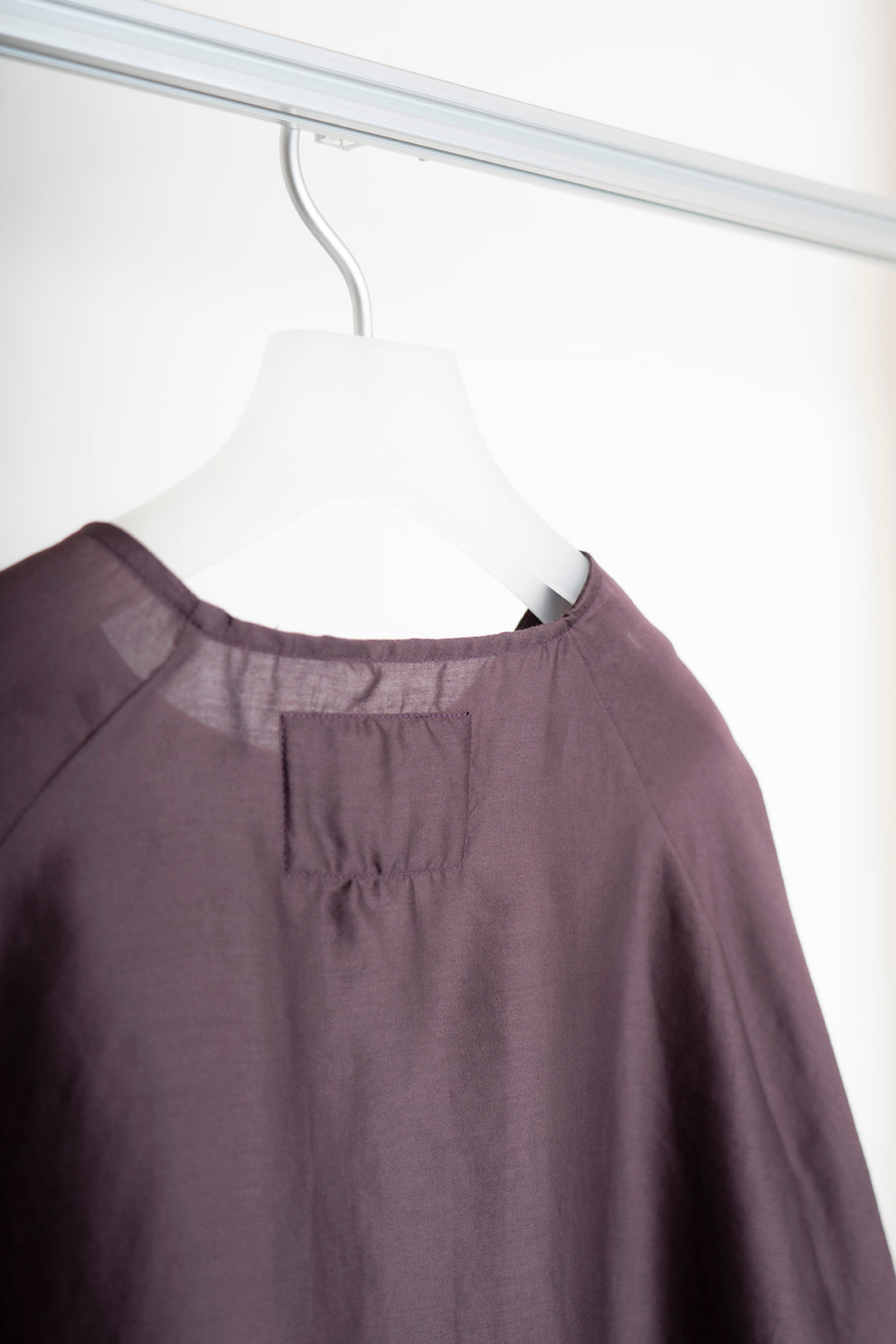 The Satin Top - Raisin