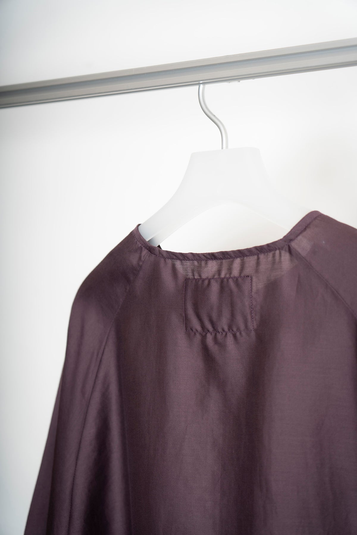 The Satin Top - Raisin