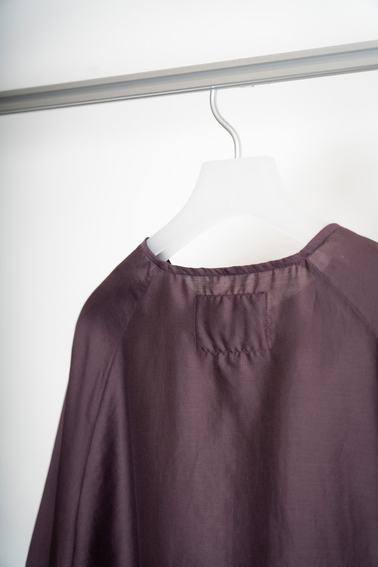 The Satin Top - Raisin