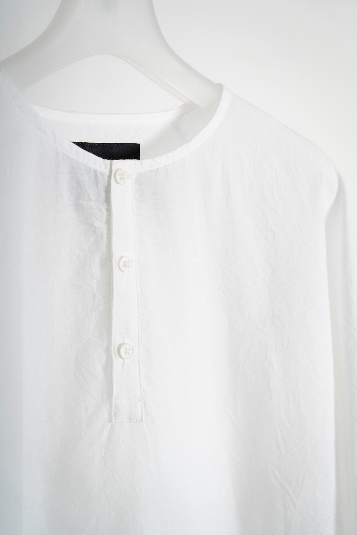 The Woven Henley - Off White