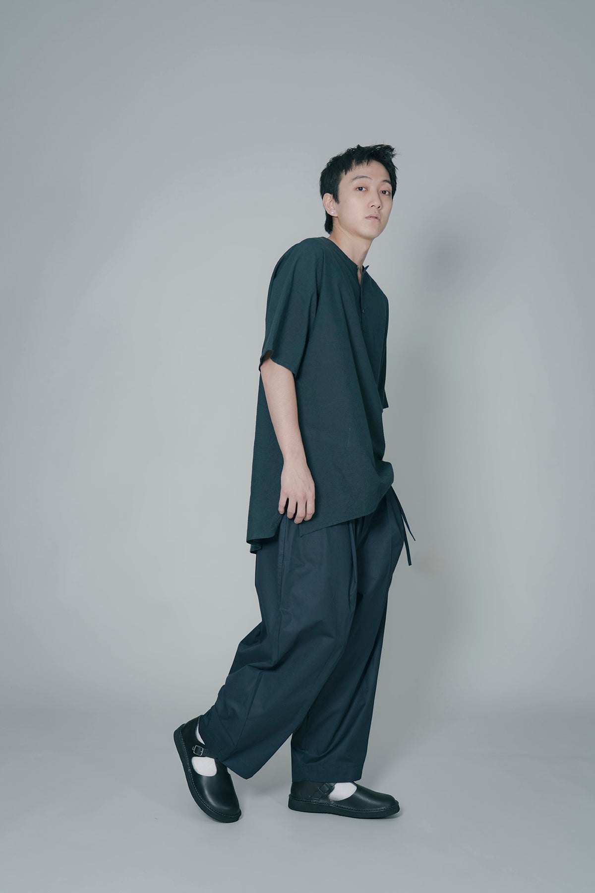 Leather Mary Jane Flats